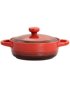 Crock Pot Appleton 10oz Stoneware Mini Casserole Baker in Gradient Red